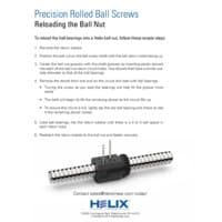 8 mm Diameter 2 mm Lead Metric Ball Nut