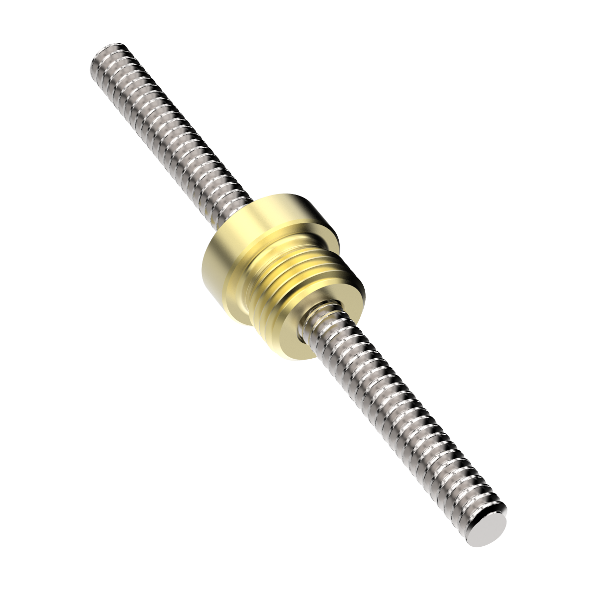 Trapezoidal Leadscrew Nut rails and Bearings LBF mini series 5mm 103mm 