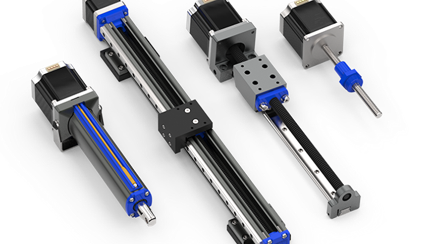 Image of various sizes of actuators. 